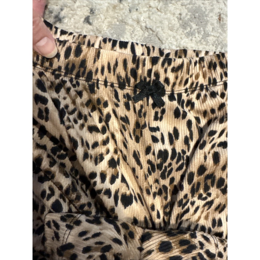 Just Be Pajama Shorts Womens Sz 3XL Leopard Animal Print Lounge Sleepwear Brown - Picture 2 of 5